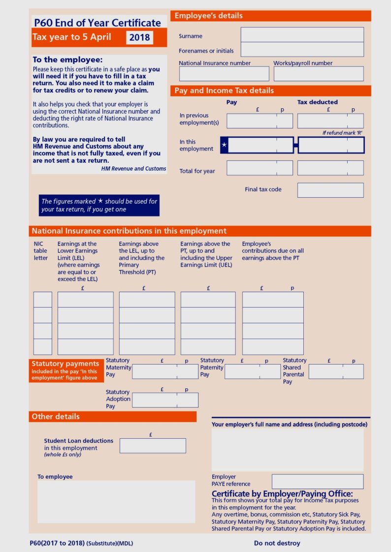 Copy Of P60 >> IRIS P60 2017-18. Single or two part forms available. Copy Of P60 >> IRIS P60 2017-18. Single or two part forms available.