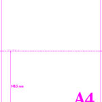 A4 Perforated card