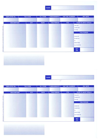 INI062 Quickbooks payslips