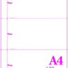 A4-170GSM/3/3 - 170GSM A4 PERFORATED CARD WITH TWO PERFORATIONS - VARIOUS PACK SIZES