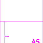 A5 Blank Scored 120gsm A6