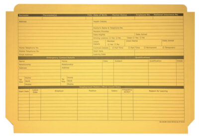 Expanding Personnel Wallets Yellow PWY02