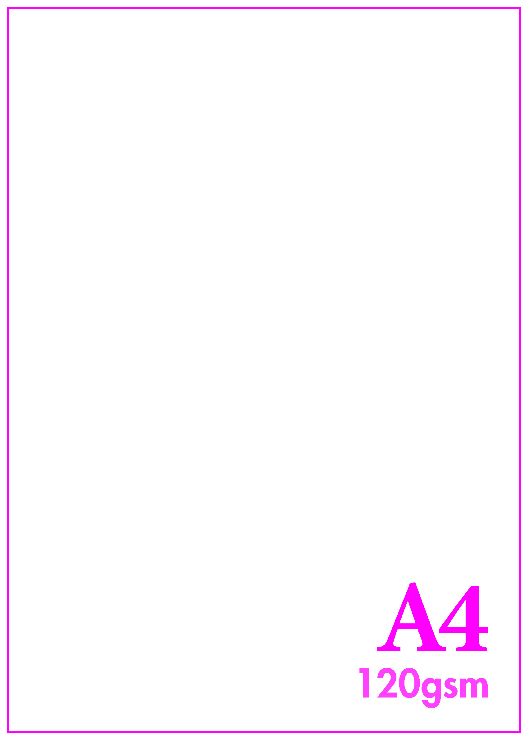 A4-120GSM/PLAIN - 120GSM A4 PAPER - VARIOUS PACK SIZES