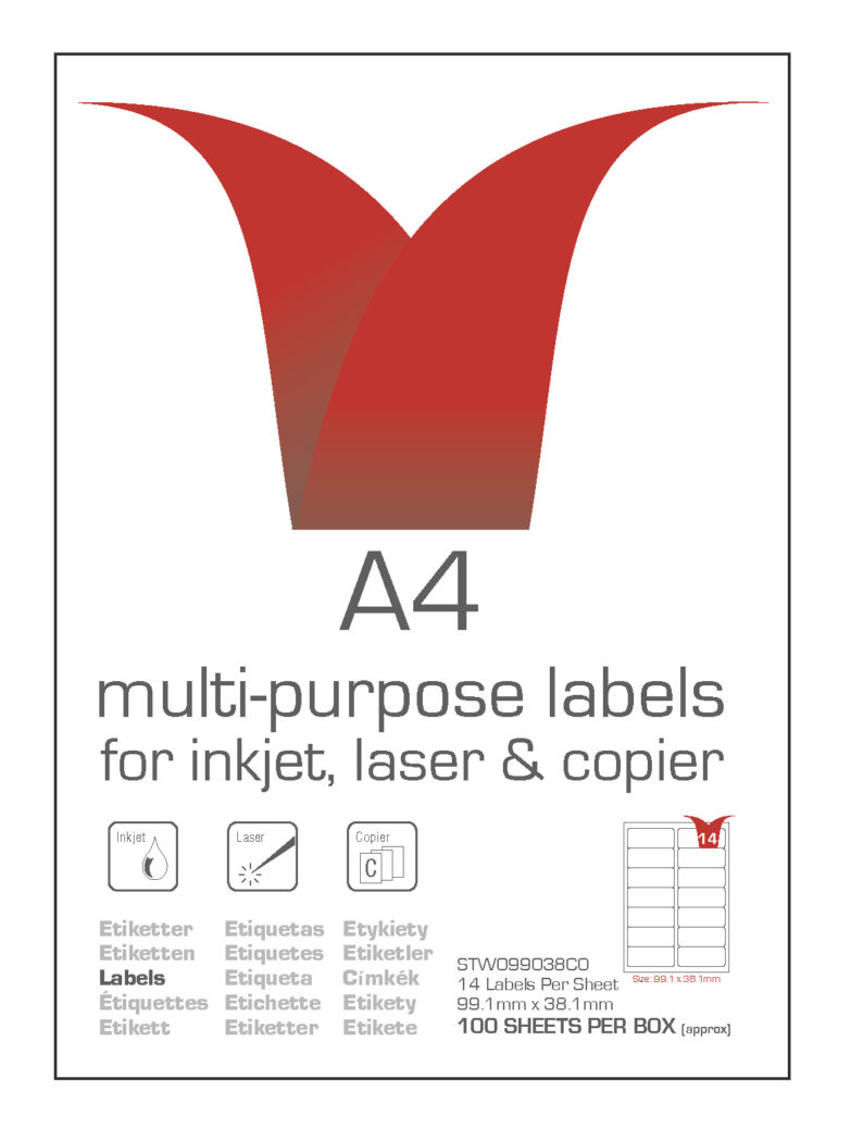 a4 14 label sheet