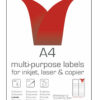 Multifunction S/A Labels 16TV White 99.1x34mm S-A4-200-18662 [1600 Labels]