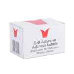box of 250 labels