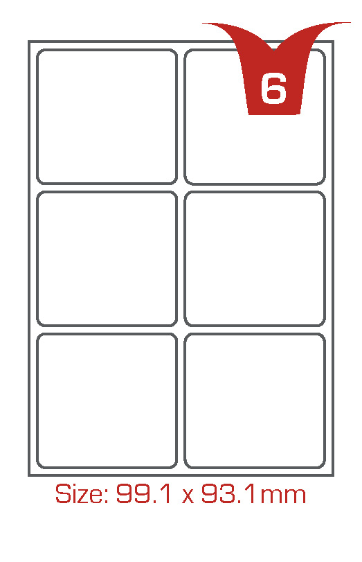 6 labels per sheet