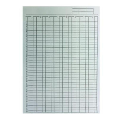 Q-Connect 8-Column Analysis Pad A4