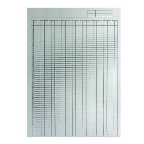 Q-Connect 8-Column Analysis Pad A4