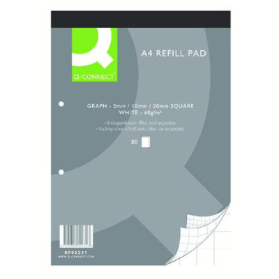 Q-Connect A4 Graph Refill Pad 80 Sheet