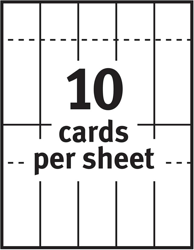 Avery Blank Printable Tickets, Tear-Away Stubs, Perforated Raffle ...