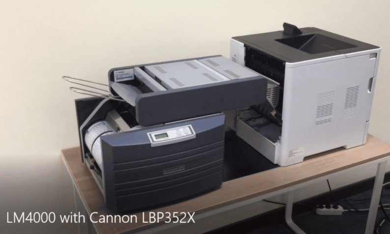 LM4000 Canon LBP352x Edition - Pressure Sealing and Folding Machine