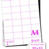 A4-120GSM/A9 - MICROPERFORATED SHELF EDGE LABELS - 32 per sheet - Various Pack Sizes