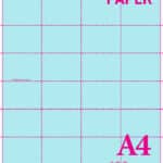 A4 120gsm A9 Blue
