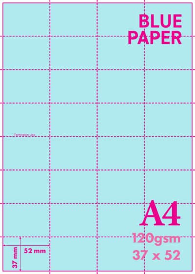 A4 120gsm A9 Blue