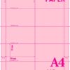 A4-160GSM/4/10P - PINK 160GSM MICRO PERFORATED CARDS (10 per SHEET) - VARIOUS PACK SIZES