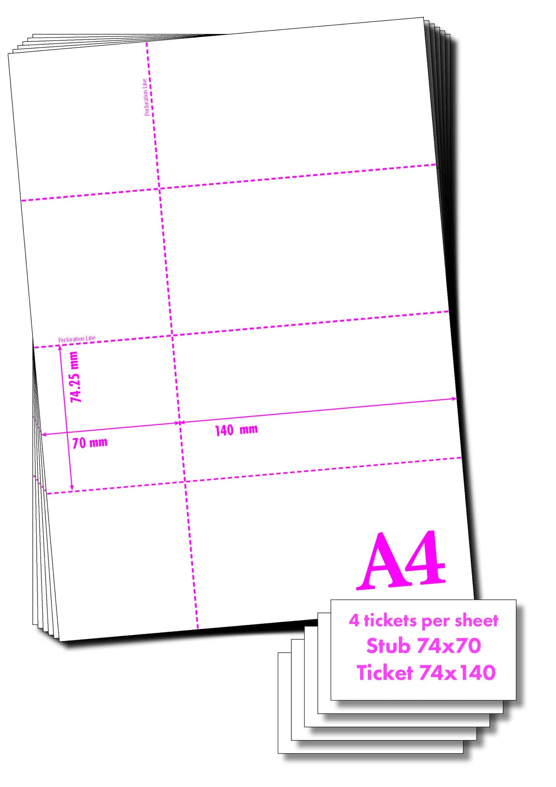 4 Raffle Tickets