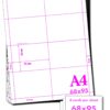 A4-170GSM/2/8L - 170GSM A4 MICRO PERFORATED CARD (Name Cards) - VARIOUS PACK SIZES