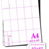 A4-120GSM/5/20A - 120GSM A4 MICRO PERFORATED CARD - VARIOUS PACK SIZES