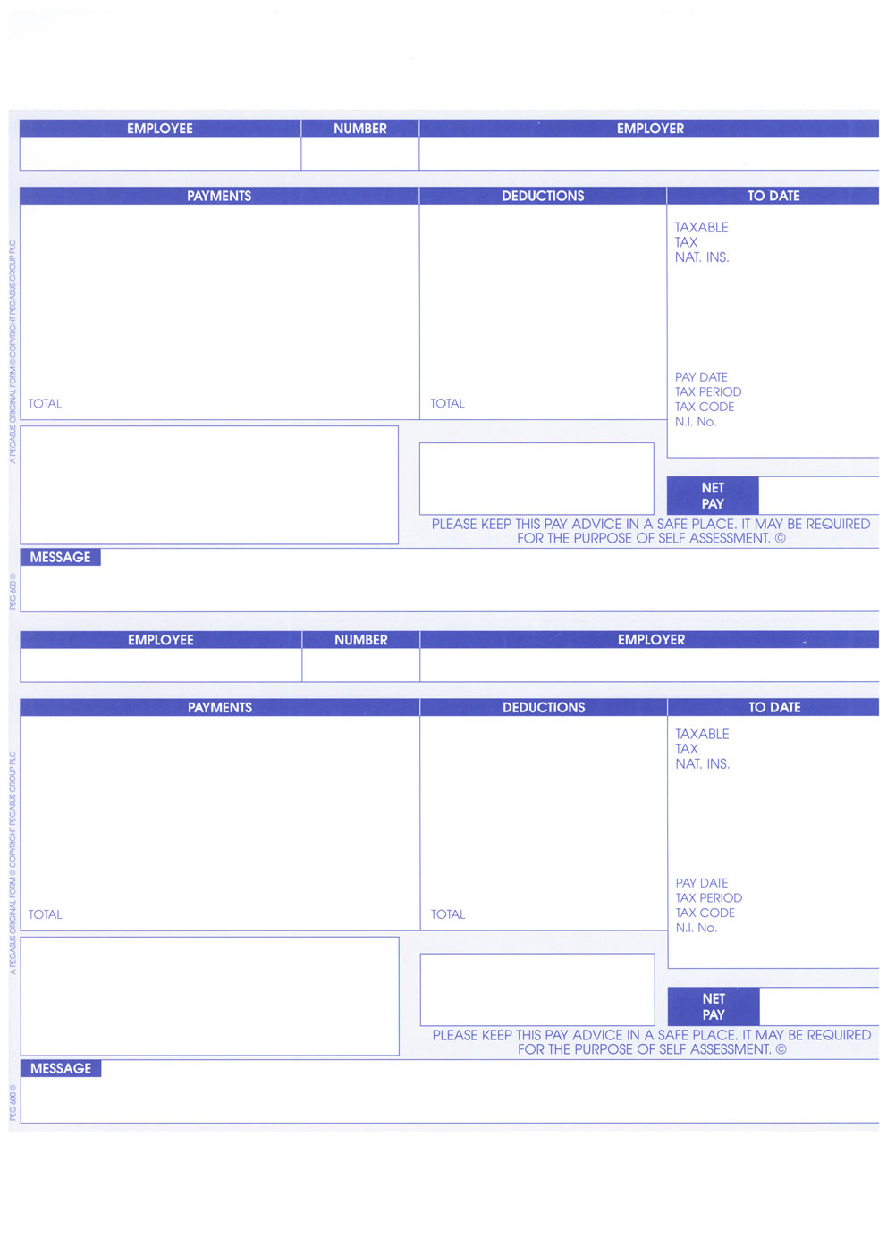 Uk Payslip Template Excel
